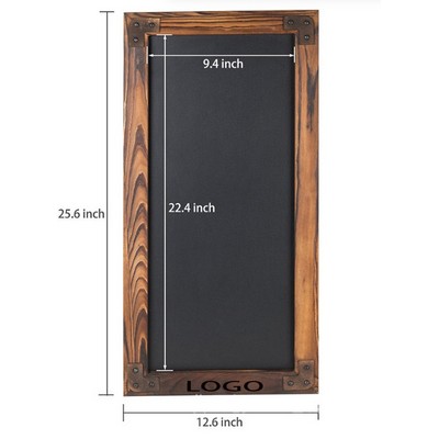 Hanging Chalkboard W/ Wood Frame