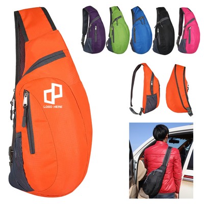 Foldable Sling Bags Shoulder Chest Backpack