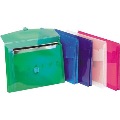 Expanding Pocket File Folder w/Buckle Closure