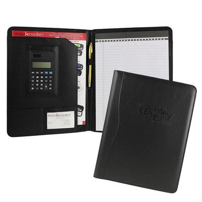 Black Classic Calculator Padfolio