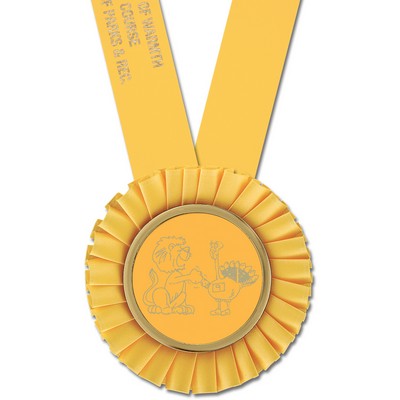 Olympian Neck Ribbon w/ 3" Rosette (1"x30")