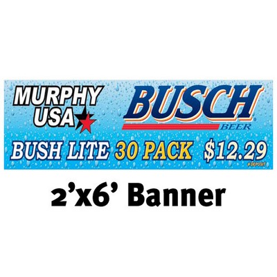 Full Color Banner 2'x6' - Vinyl