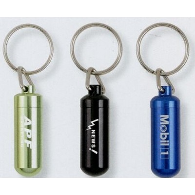 Small Aluminum Canister Key Chain