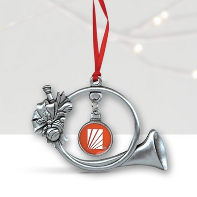 2¾"x 1¾" Dangler Trumpet Ornament