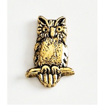 Owl Marken Design Cast Lapel Pin (Up to 5/8")