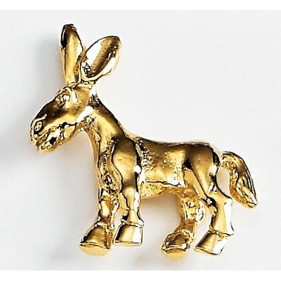 Donkey Marken Design Cast Lapel Pin (Up to 1")