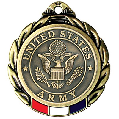 Stock RWB Regency Medal (US Army) 2 3/4"