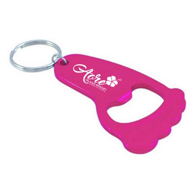 "Foot" Bottle Opener Key Ring