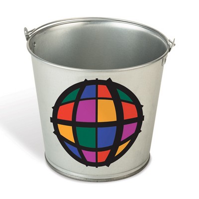 5 Quart Galvanized Pail w/ Full Color Decal