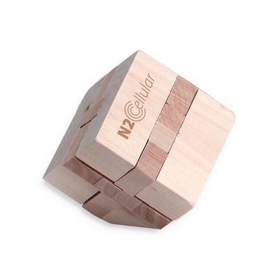 Cube Shaped Wooden Puzzle