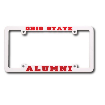 Ohio High High View Raised Copy Plastic License Plate Frame