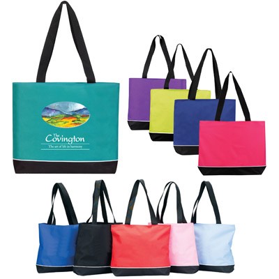 18" 600Denier Polyester Zipper Tote