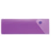 Frosted Grape Purple Pencil Box (7 ¾" x 2 ¾" x 1 1/8")