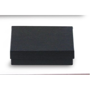 Black Pinstripe Kraft Jewelry Box (8"x2"x7/8")