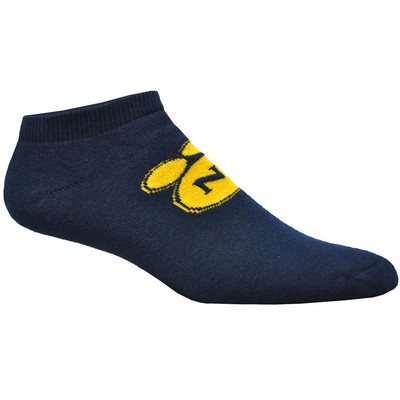 Full Cushion No Show Socks w/Knit-In Logo