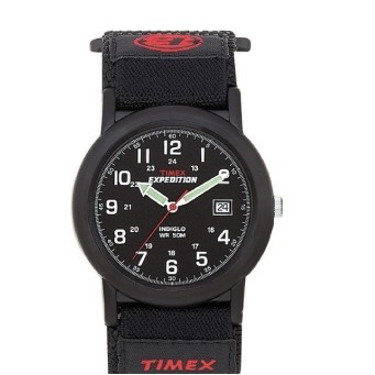 Timex Expedition Black Camper Watch with Velcro Strap