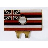 Stock Hawaii Flag Hat Clip