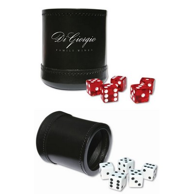 Custom Leather Executive Dice Cup