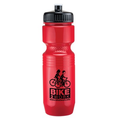 26 Oz. Jogger Bottle Push Pull Lid - Solid Colors