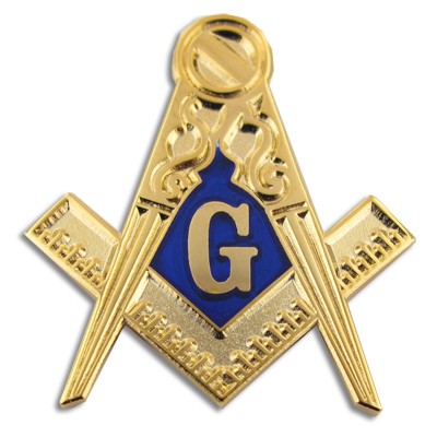 Masonic Symbol Pin