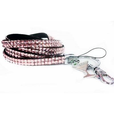 2-Row Rhinestone Lanyard