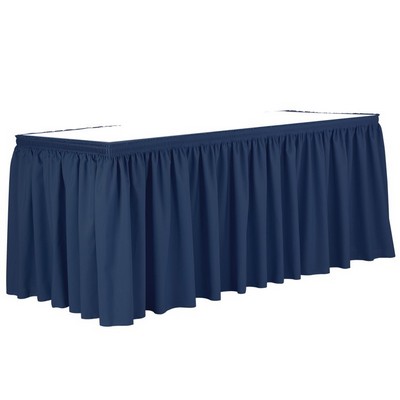 17' Non-Printed Shirred Table Skirt