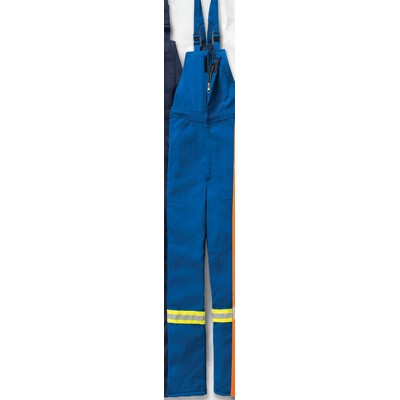 Men's Deluxe Insulated Bib Overall w/Reflective Trim - Royal Blue