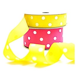 7/8" Domino Dots Ribbon (100 Yards)