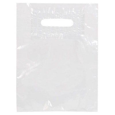 Stock Clear Patch Handle Bag (9" x 12")