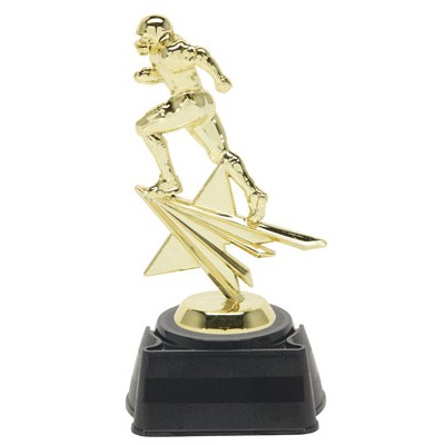 Football Star Figure Trophy Male 8-1/4" Tall