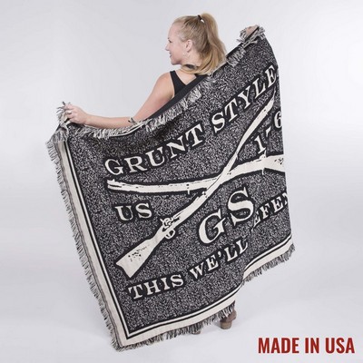 Jacquard Woven Standard Throw