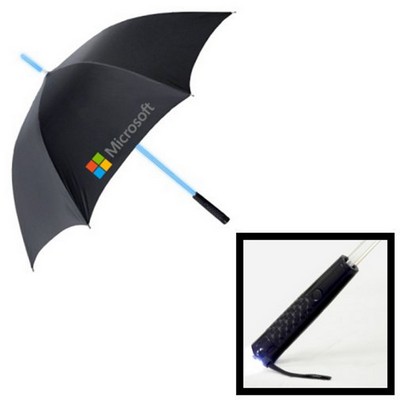 48" Lighted Shaft Umbrella with Flashlight