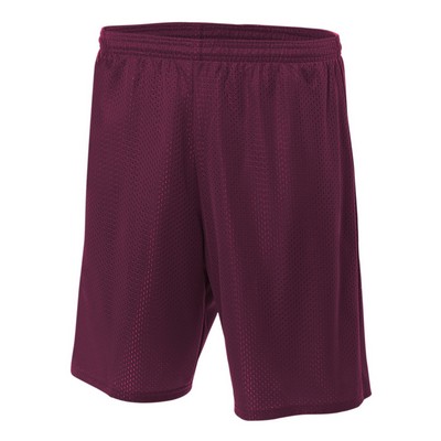 A4 Youth 6" Lined Tricot Mesh Short