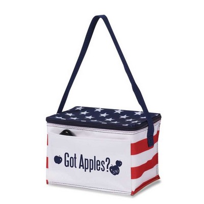 Patriotic 6 Can Cooler Bag