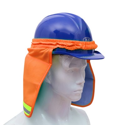 GSS™ Orange Hard Hat Birdseye Sun Shield w/PVA Cooling