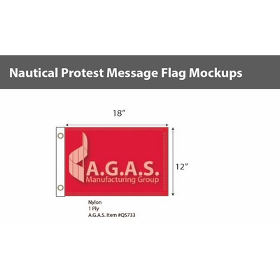 Protest Deluxe Flags 12x18 inch