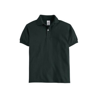 Hanes® Youth EcoSmart® Jersey Polo Shirt