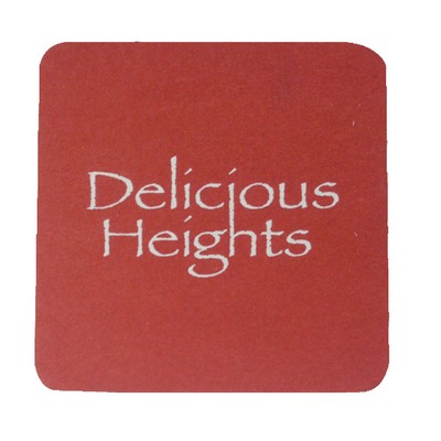 60 Pt. 3.5" Square High Density Pulp Board Coaster (Digital Printing)