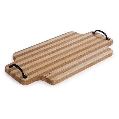 Cutting Board - 16.25" x 12" x 1.0" - Combination Hardwoods Edge Grain w/Handles