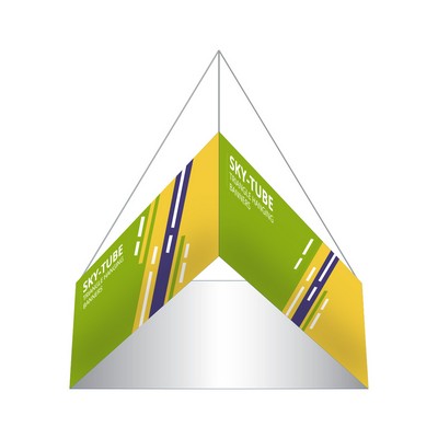 Skytube Triangle Hanging Banners, Double Sided Package