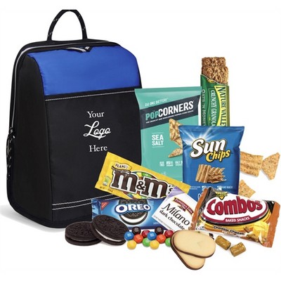 Insulated Cooler with Snacks