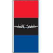 Single Face Dealer Free Flying Drape Flags (Chrysler®)