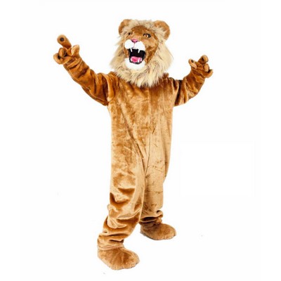 Real Cat Lion Mascot Costume