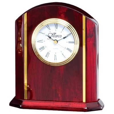 Rosewood Desk Clock