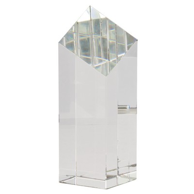 7" Crystal Diamond Top Pillar