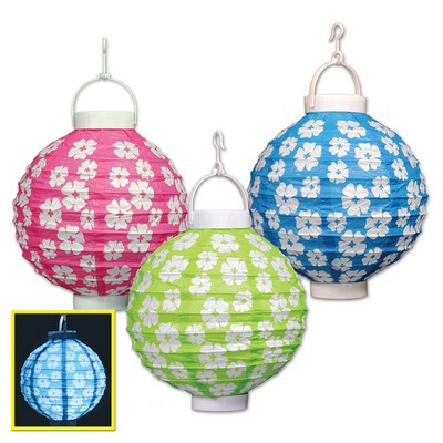 Light-Up Hibiscus Paper Lanterns