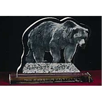 Crystal Silhouette Grizzly Award (as corporate regional theme award)