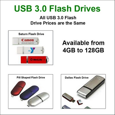 USB Flash Drive 3.0 - 8 GB Memory