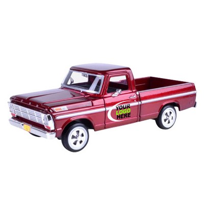 7"x2-1/2"x3" 1969 Ford® F100 Pickup Truck w/ Full Color Graphics (u)