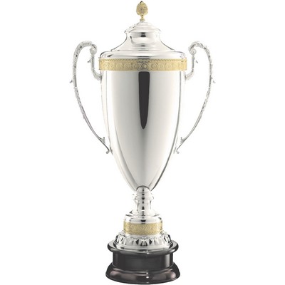 43 1/2" Italian Silver Plated Trophy Cup